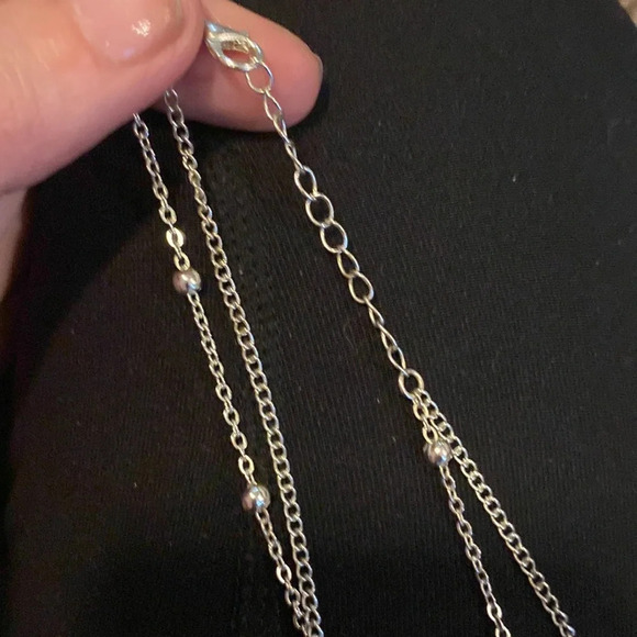 silver double strand moon and star choker 🐼🐼🐼 - Picture 3 of 4